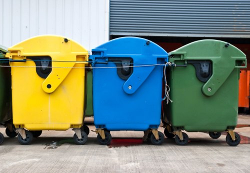 Residents disposing of old furniture in Catford